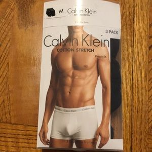 Calvin Klein 3pack low rise black boxers
